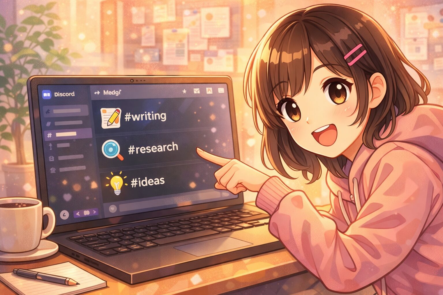 Discordのチャンネル設計テンプレートイメージ