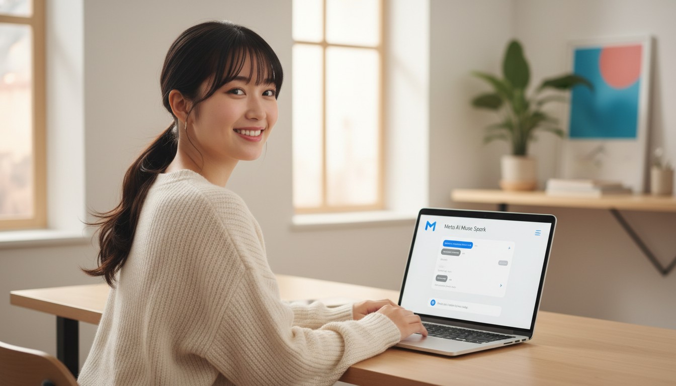 Muse Sparkを使う女性のイメージ画像