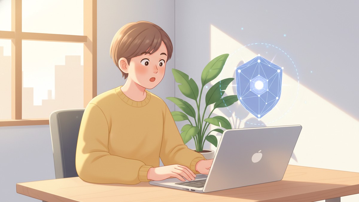 セキュリティニュースを見て驚きながらも学ぶ様子